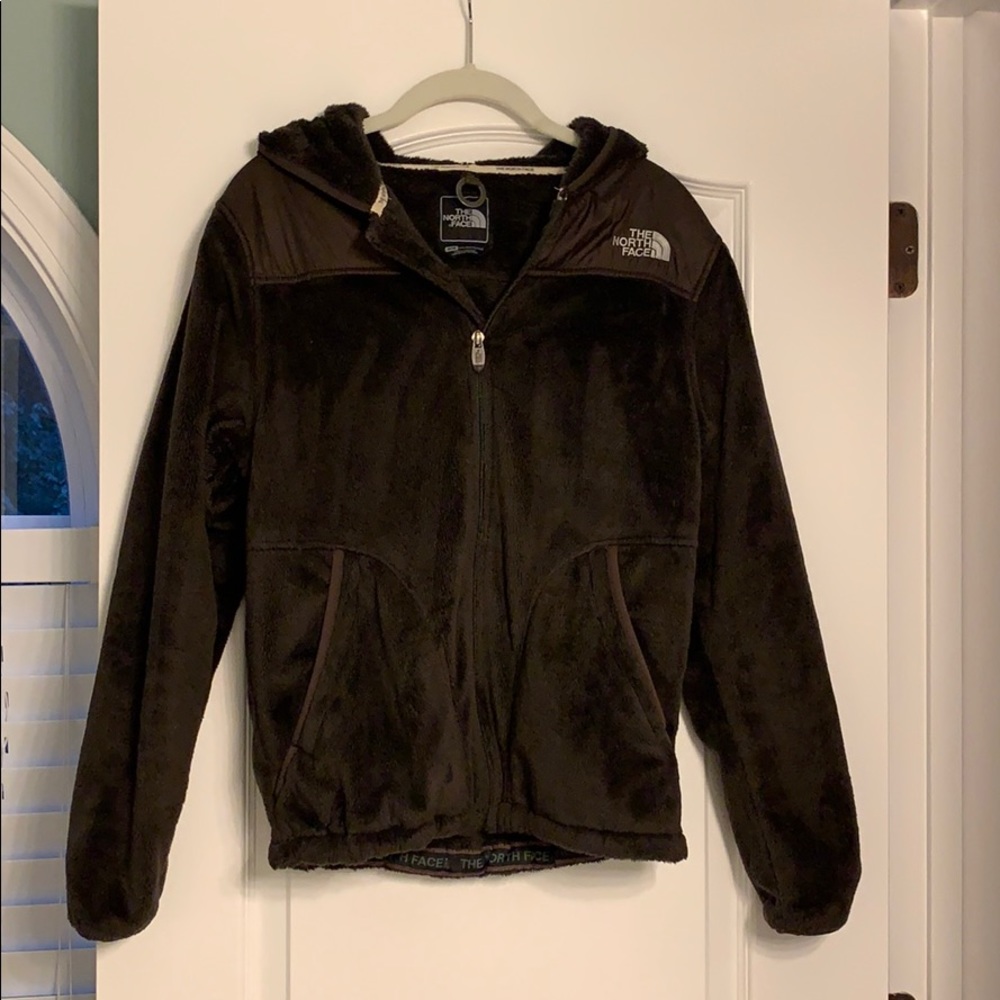 Chocolate Brown North Face hooded Jacket